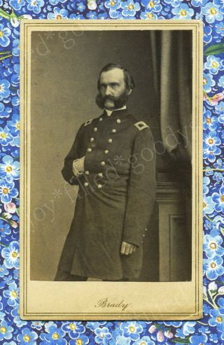 Unidentified Union General Or Officer Civil War Cdv By Mathew Brady