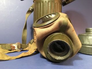 Vintage WWII German Army Gas Mask 2KP 134REGT HOCH - UND DEUTSCHMEISTER 10