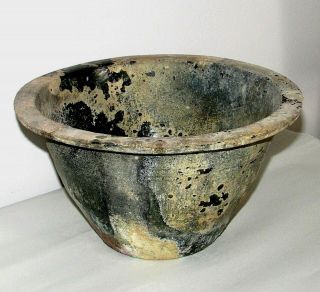 Chinese Han Pottery Planter / Pot / Green Glaze Ware / c.  210 AD / 11 