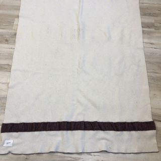 Vintage WWII US Army MEDICAL CORPs DEPARTMENT Blanket Dense Wool 83” X 49” 5