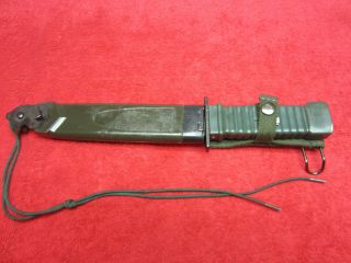 Chinese Fixed Blade Knife.  Comes W/ Scabbard and Leg Tie Down 2