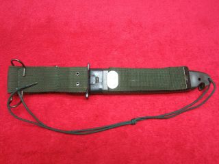 Chinese Fixed Blade Knife.  Comes W/ Scabbard and Leg Tie Down 3