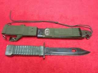 Chinese Fixed Blade Knife.  Comes W/ Scabbard and Leg Tie Down 7
