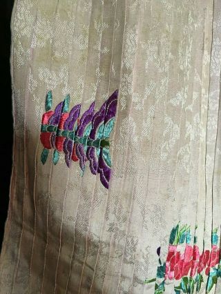 Chinese19thc Embroidered Skirt Pannels 12