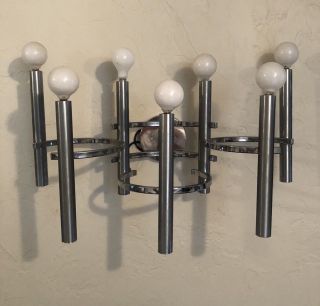 Sciolari Lightolier Style Mid Century Modern Wall Mount Chandelier/sconce