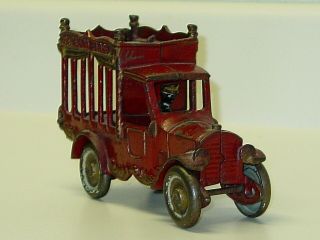 Vintage Cast Iron Kenton Overland Circus Truck,  Lion And Driver,  All 11