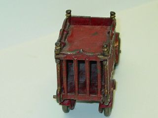 Vintage Cast Iron Kenton Overland Circus Truck,  Lion And Driver,  All 5