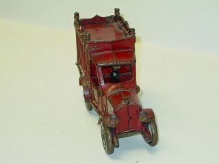 Vintage Cast Iron Kenton Overland Circus Truck,  Lion And Driver,  All 6