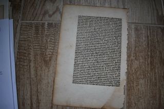 1483 Incunabula Martin Schott The Golden Throne Leaf Otto Passau Franciscans