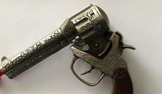 Rare Vintage Kilgore Ranger Cast Toy Cap Gun Scrollwork 10