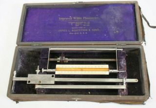 Vintage Improved Willis Planimeter By James L.  Robertson & Sons