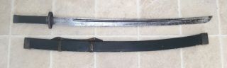 Chinese Antique Qing Dynasty Dao Sword,  Rarer Smaller Type