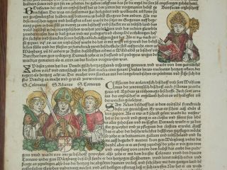 RARE Colored Nuremberg Chronicle Incunabula Leaf,  German Ed,  Page CLXI,  1493 2