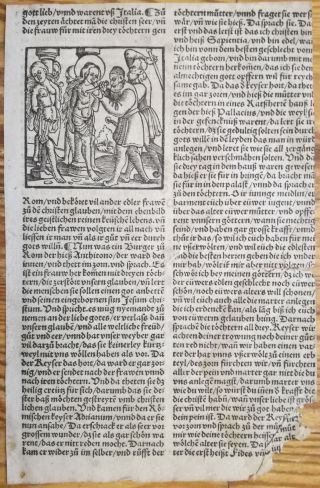 Post Incunable Life of Saints Heiligenleben Woodcut Women Martyrs 1521 2