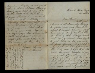 48th Indiana Infantry Civil War Letter From Etowah River,  Georgia - Find
