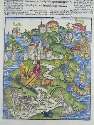1502 Grüninger Master Incunabula Woodcut Aeneas Ithaca - Sinon’s Tale