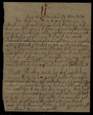 28th Maine Infantry Civil War Letter From Camp Chelmette In Orleans