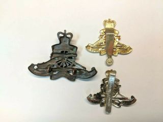 3 x RCA Capbadges QC 2