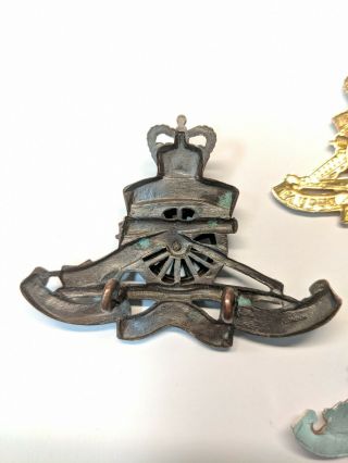 3 x RCA Capbadges QC 3