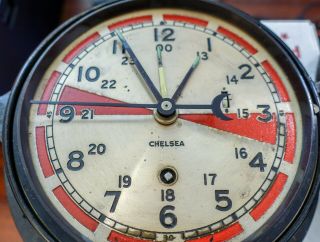 Chelsea Ships Radio Room Clock - 6 " Dial Circa 1951