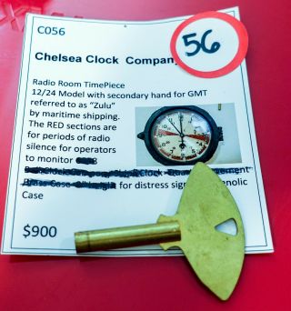 CHELSEA SHIPS RADIO ROOM CLOCK - 6 