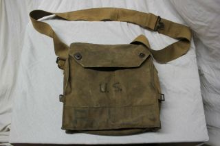 Us Military Issue Ww2 World War Ii Gas Mask Carry Bag First Aid Pouch