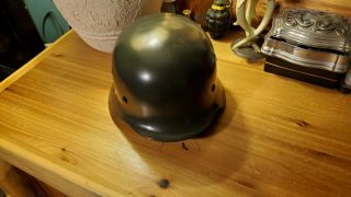 Reenactor M40/55 Finnish Helmet German M40 Conversion Double Decal Ss Helmet Siz