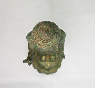 G277: Chinese Buddhist statue of Gautama Buddha of copper ware with good taste 9