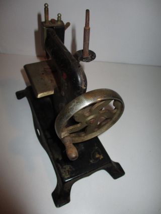 Toy child ' s sewing machine 1920 ' s full body model CASIGE Germany Art Nouveau 11