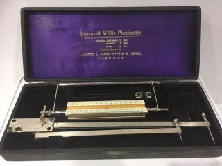Antique 118 Yr Old Improved Willis Planimeter By James L Robertson & Sons 1901