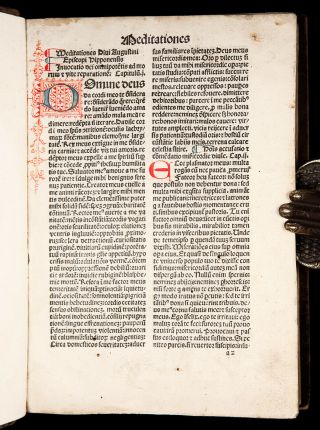 INCUNABLE 1483 Saint AUGUSTINE CONFESSIONS Catholic DIVINATION OF DEMONS Occult 2