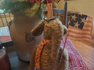 Primitive Americana Uncle Sam Elephant Patriotic Summer 2