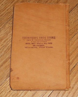 1895 Antique Medical Manuscript Book Hand - Written Medicine Prices for Drug Store 8