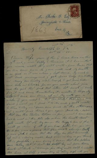 14th Pennsylvania Cavalry Civil War Letter - Wagoner Hauling Troop Supplies
