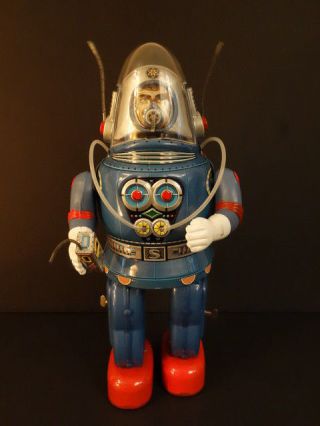 All NOMURA Rosko Astronaut Robot Battery Operated,  Box Japan 1962 2