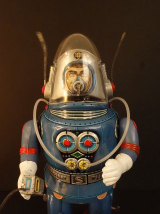 All NOMURA Rosko Astronaut Robot Battery Operated,  Box Japan 1962 3