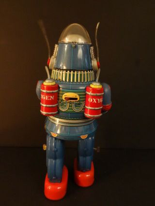 All NOMURA Rosko Astronaut Robot Battery Operated,  Box Japan 1962 4