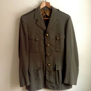 Post Ww2 1954 Canadian Military Jacket Summer Dress Coppley Noyes Randall
