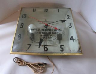 Vintage 15 " Pam Advertising Wall Clock - Parts - Culpeper Va