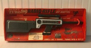 Mattel 1964 Agent Zero M Radio Rifle Nmib