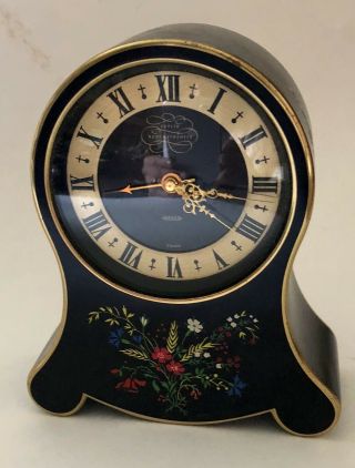 JAEGER PETITE NEUCHATELOISE SWISS DESK CLOCK MUSIC BOX ALARM 8