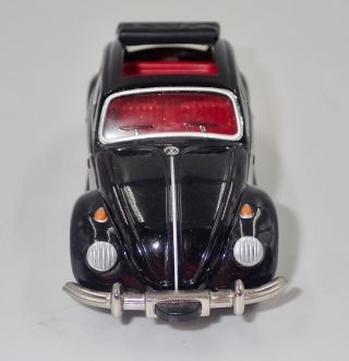 Schuco Racer VW Beetle 1960 Sunroof Black Tin Box 1:45 Scale 4