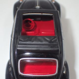 Schuco Racer VW Beetle 1960 Sunroof Black Tin Box 1:45 Scale 7