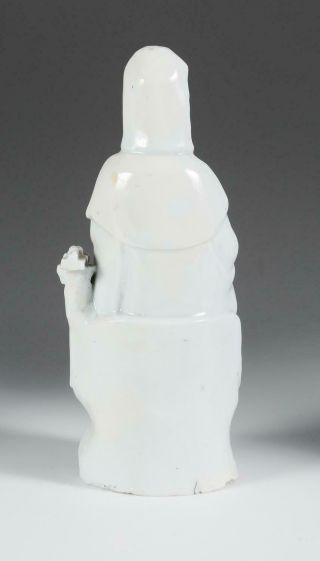 Chinese Porcelain Blanc de Chine Figure with a Child,  19th Century 3