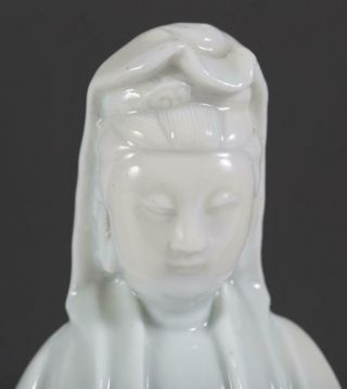 Chinese Porcelain Blanc de Chine Figure with a Child,  19th Century 5