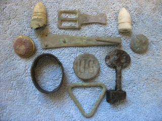 Dug Relics From The Battle Of Trevilian Station - Louisa,  Va.