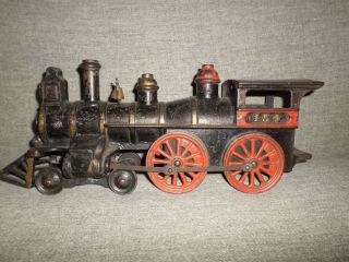 Antique Cast Iron Floor Train Engine Ideal Or Kenton Circa 1900
