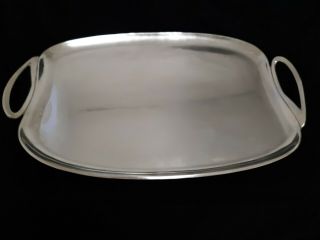 Gonzalo Moreno Heavy.  925 Sterling Large Tray Mexico Mid Century Modern 2240 Gms