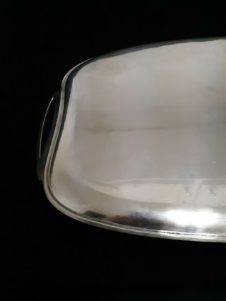 Gonzalo Moreno HEAVY.  925 STERLING Large Tray Mexico Mid Century Modern 2240 gms 5