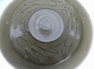 Rare 11/12C Antique Chinese Northern Song Longquan / Fujian Green Celadon Bowl 3